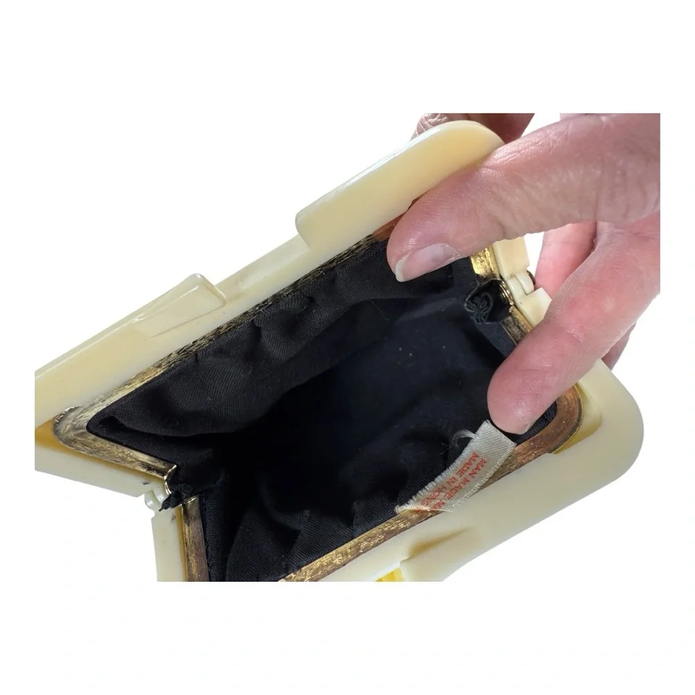 Vintage Black Velvet‎ Clutch